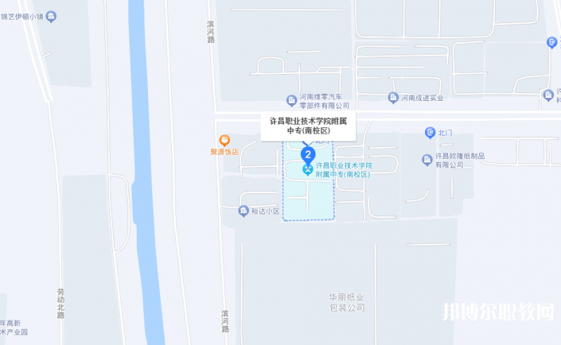 許昌市建安區(qū)職業(yè)中等專業(yè)學(xué)校地址，乘車路線