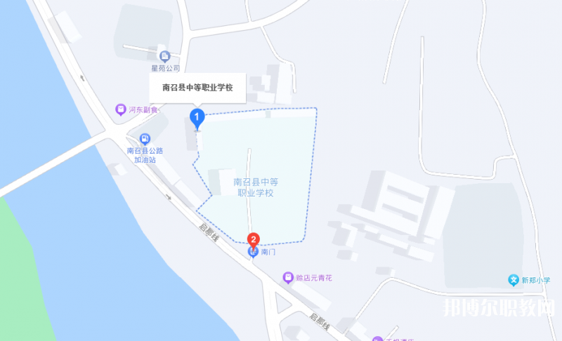 南召縣培英中等職業(yè)學(xué)校地址，乘車路線