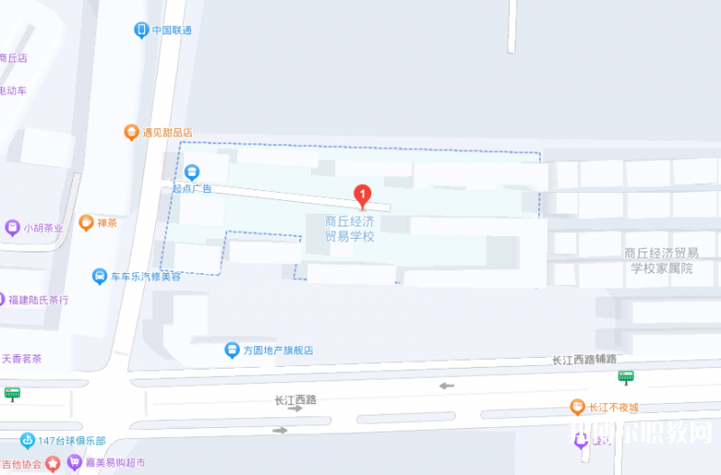 商丘經(jīng)濟(jì)貿(mào)易學(xué)校地址，乘車(chē)路線