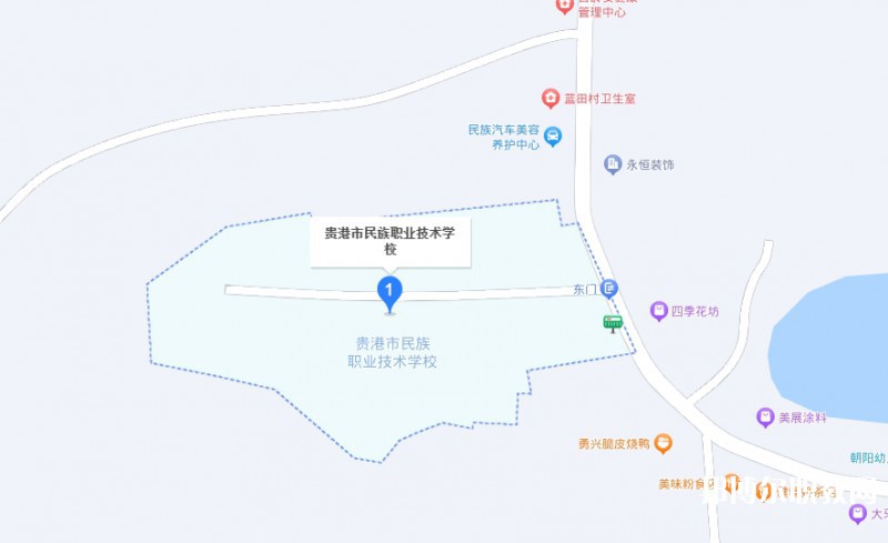 貴港市民族職業(yè)技術(shù)學校地址，乘車路線