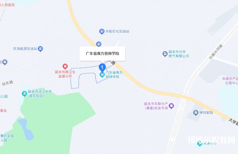 廣東省南方技師學(xué)院地址，乘車路線
