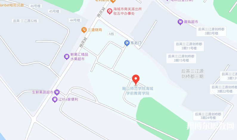 鞍山市廣播電視學(xué)校地址，乘車路線
