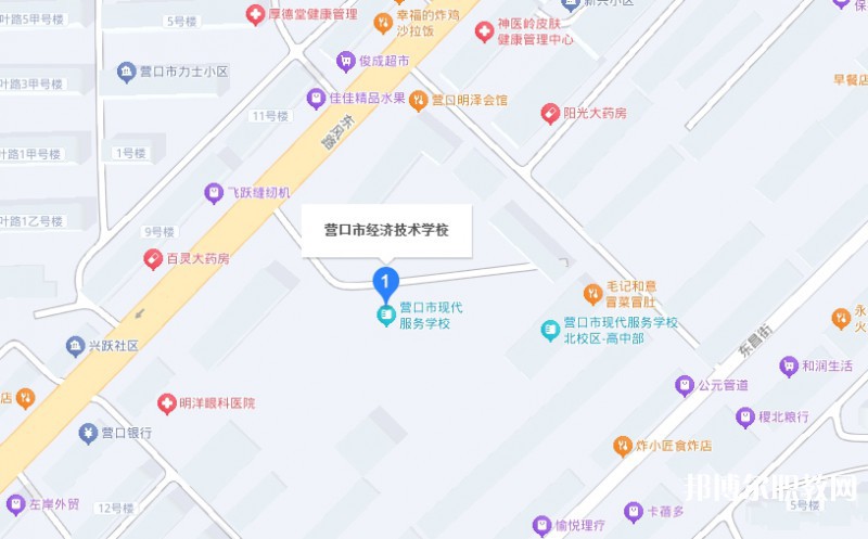 營口市經(jīng)濟技術(shù)學(xué)校地址，乘車路線