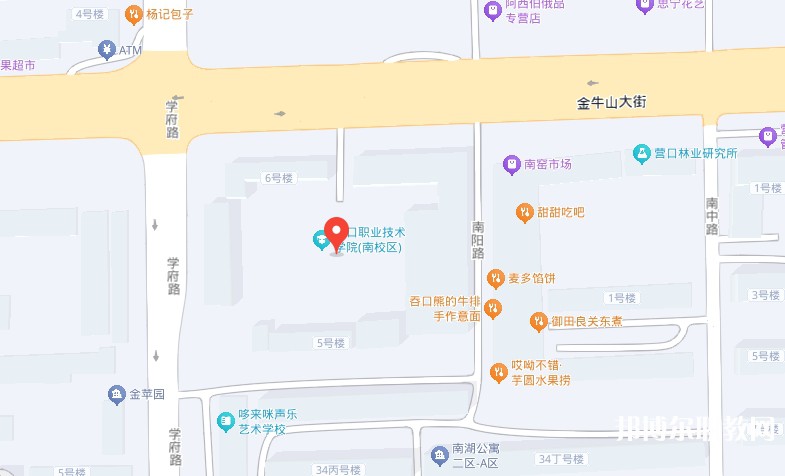 營口市信息技術(shù)學(xué)校地址，乘車路線