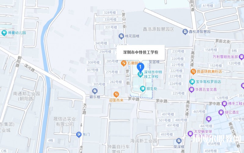 深圳市中特技工學(xué)校地址，乘車路線