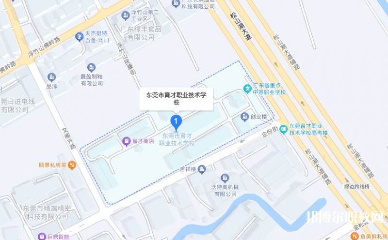 東莞市育才職業(yè)技術(shù)學(xué)校地址，乘車路線